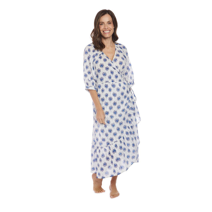 Tropical Wrap Dress