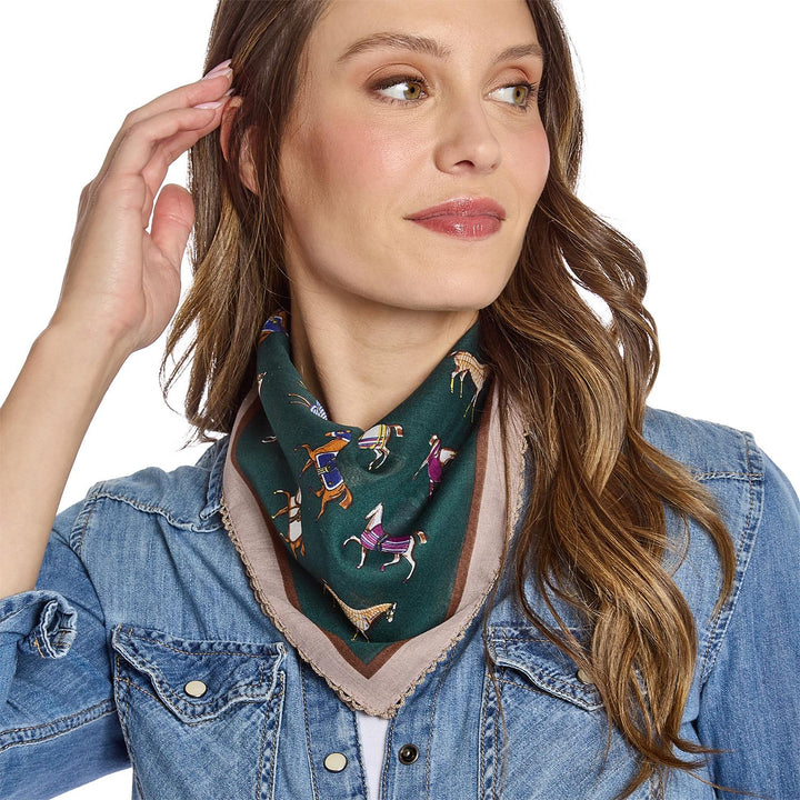 Lace Edge Horse Scarf