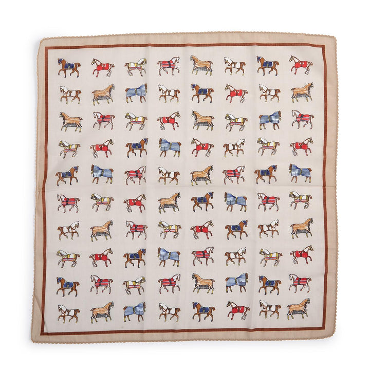 Lace Edge Horse Scarf
