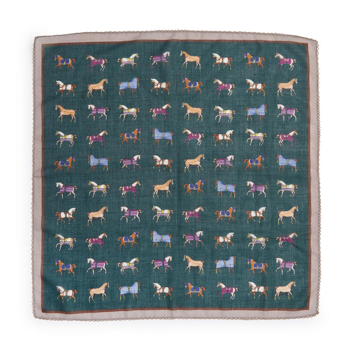 Lace Edge Horse Scarf