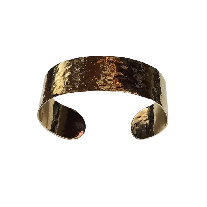 Gold Hammered Bracelet