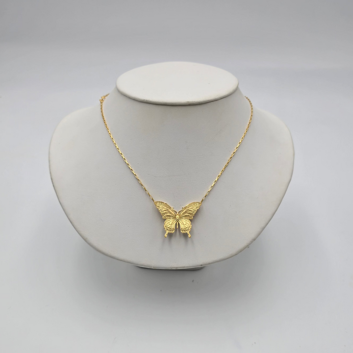 18k Gold-Plate Butterfly Pendant Necklace