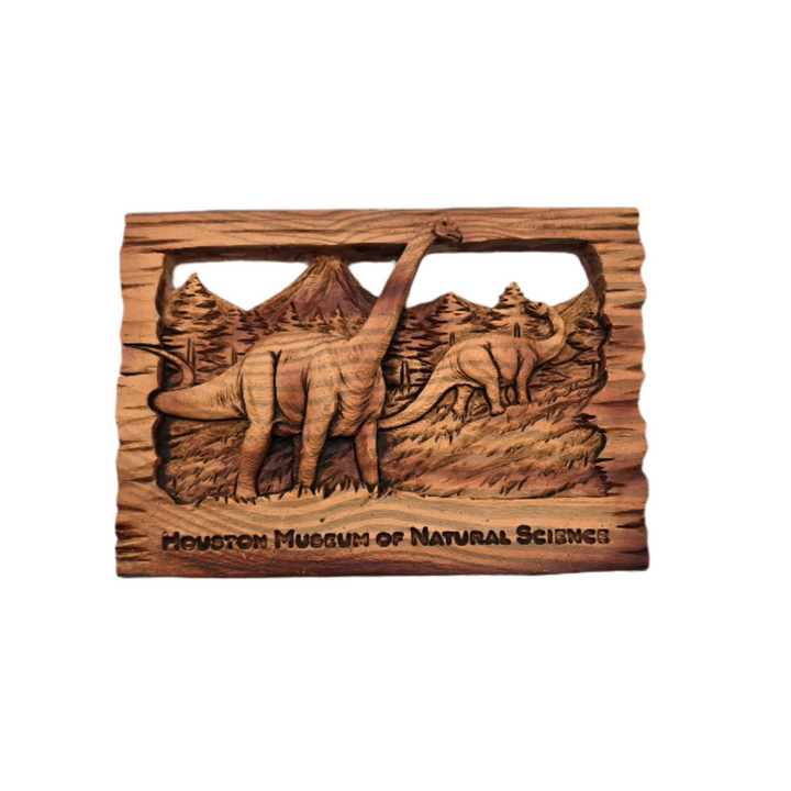 Faux Wood HMNS Magnet