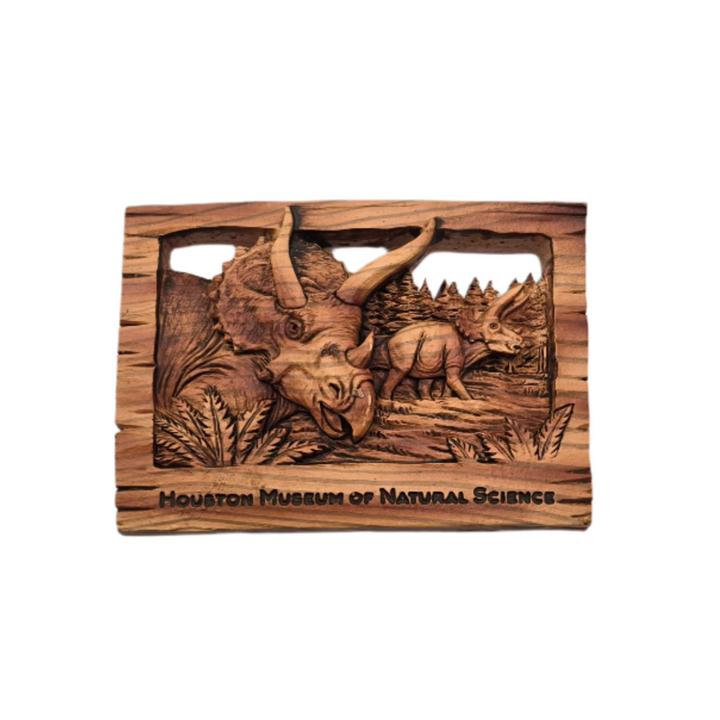 Faux Wood HMNS Magnet