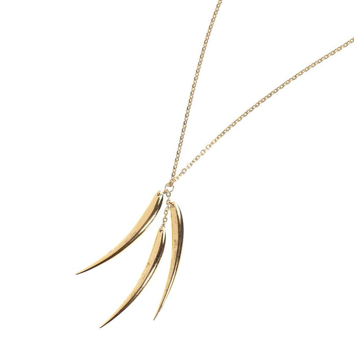 Tusk Long Gold Necklace