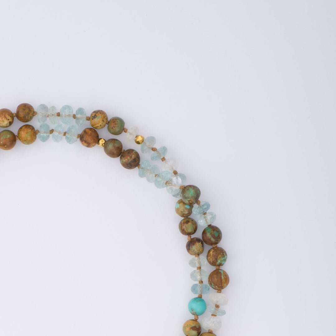 Aquamarine & Turquoise Necklace