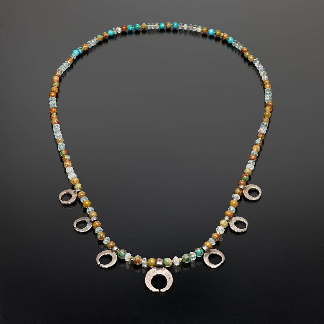 *FINAL SALE* Aquamarine & Turquoise Necklace