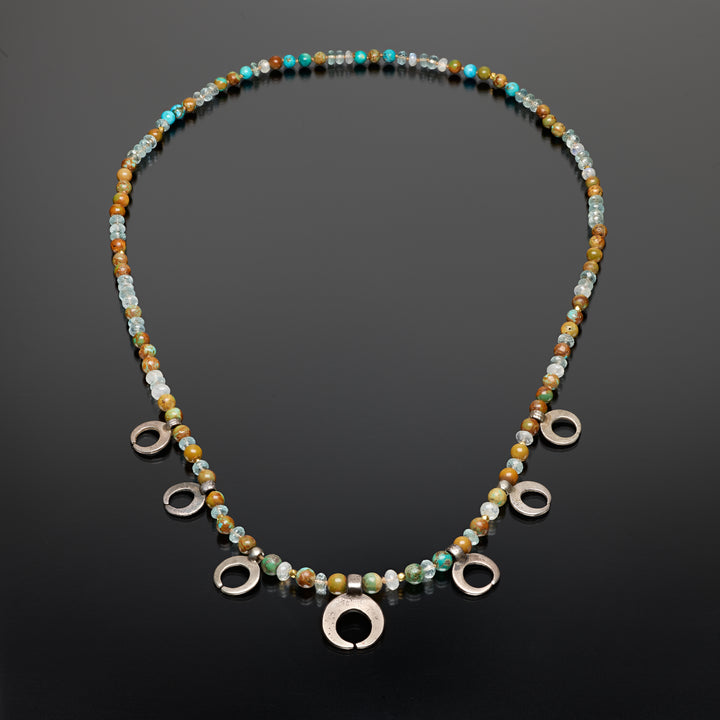 *FINAL SALE* Aquamarine & Turquoise Necklace