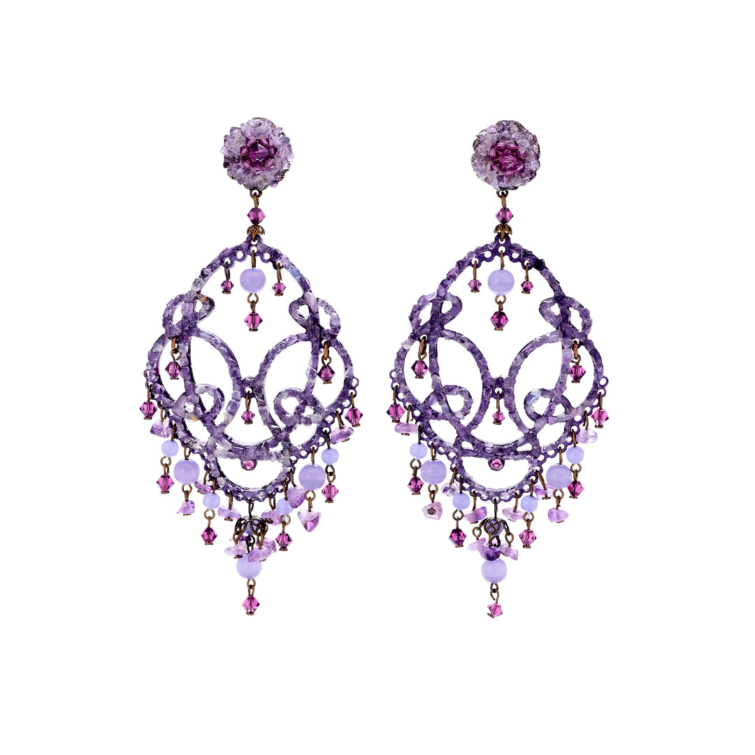 Amethyst Dangle Earrings