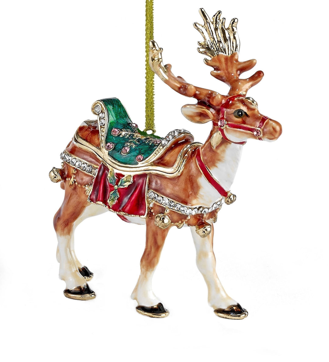 Jeweled Reindeer Ornament