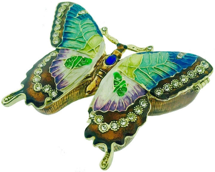 Large Butterfly Trinket Box