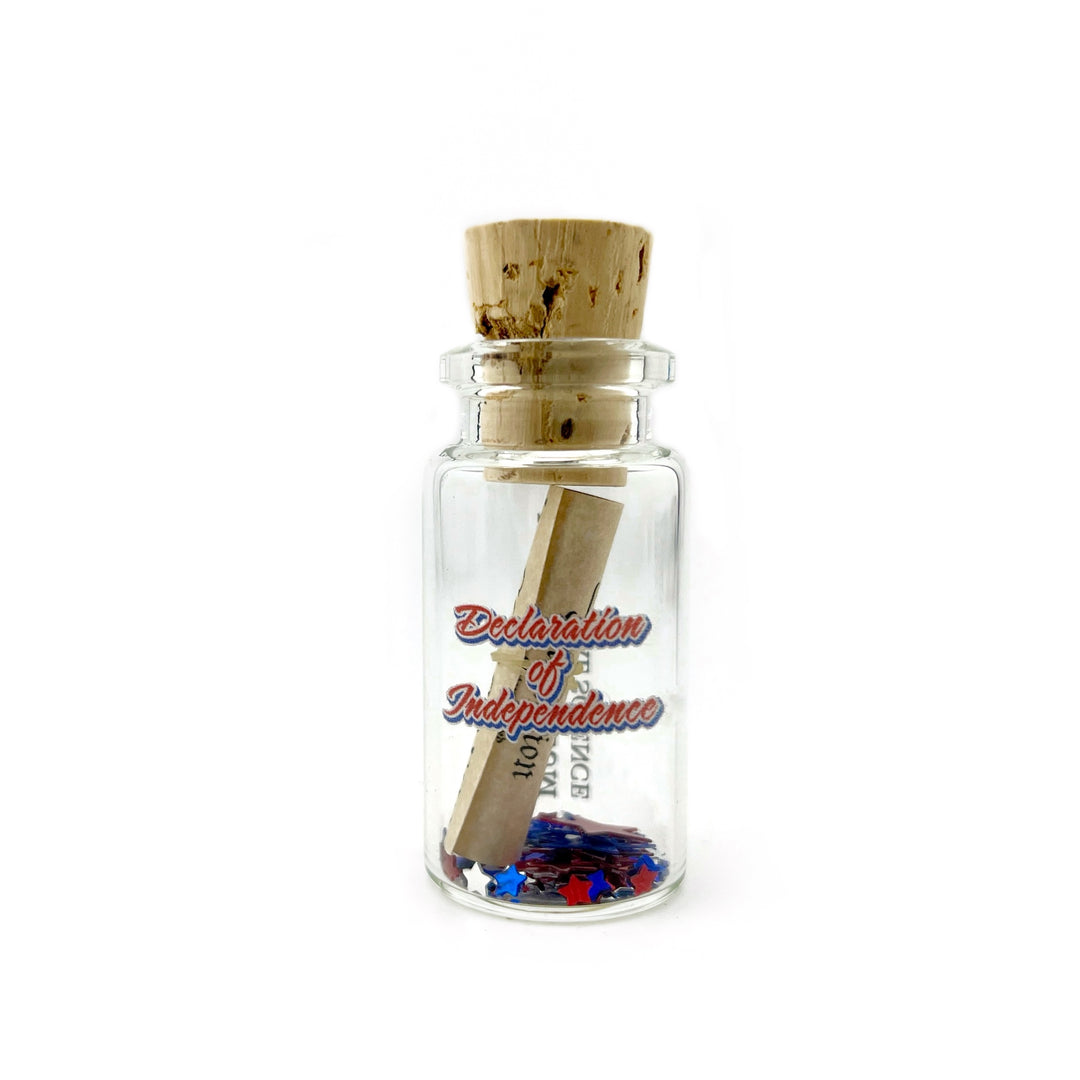 Mini Declaration of Independence in a Bottle