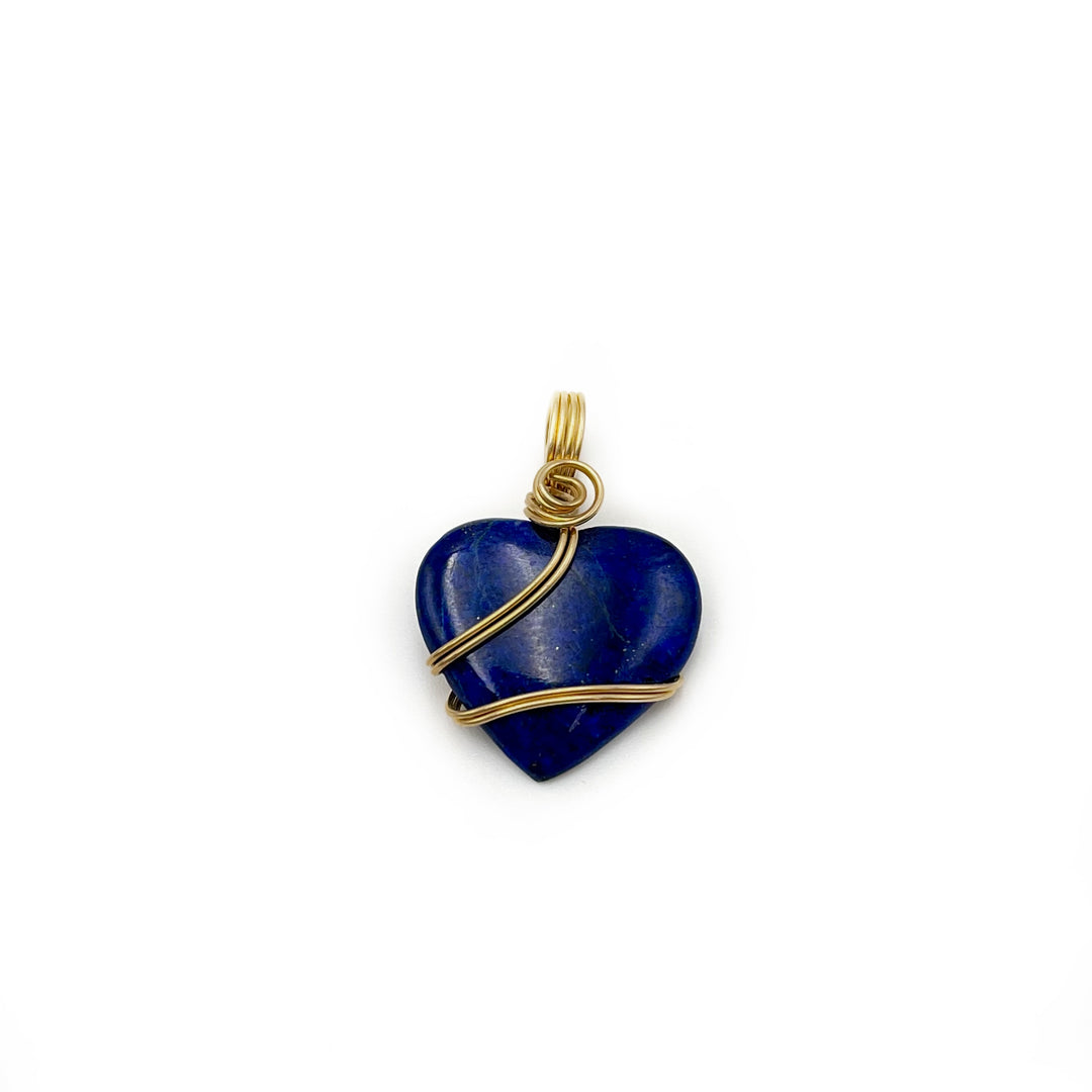 Lapis Heart Pendant