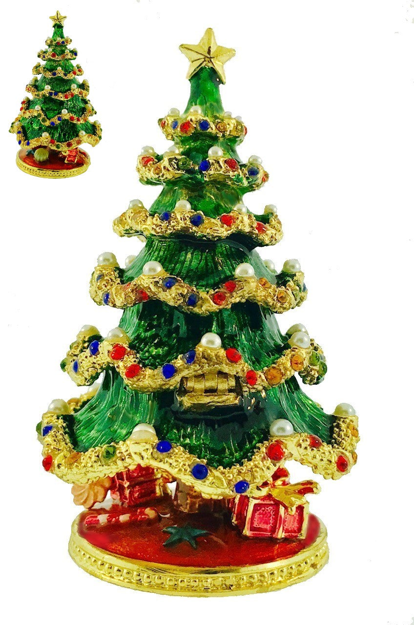 Christmas Tree Trinket Box