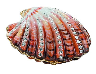 Scallop Shell Trinket Box