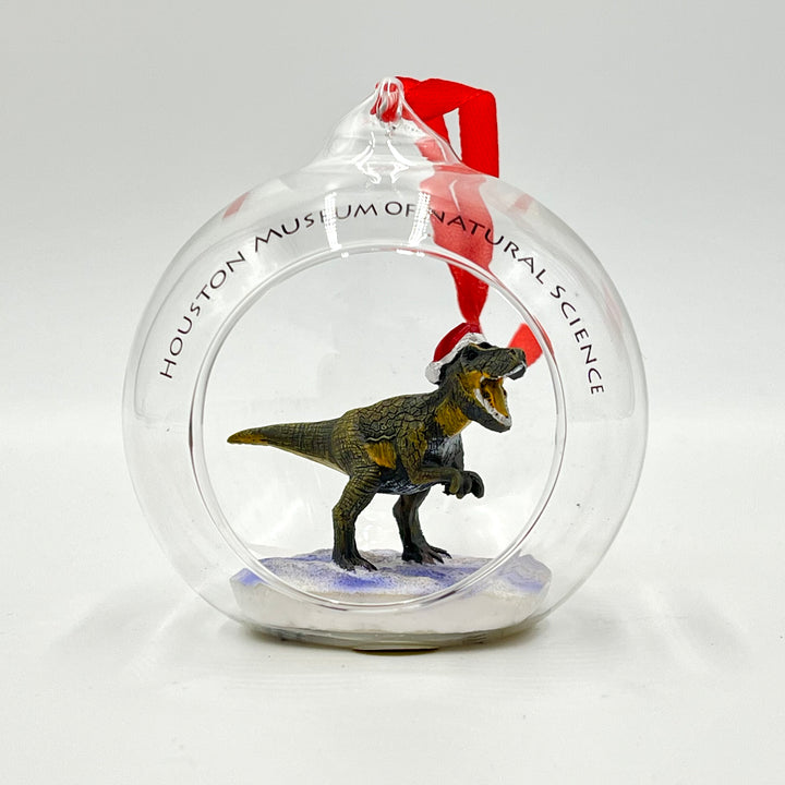 HMNS Festive T. rex Ornament