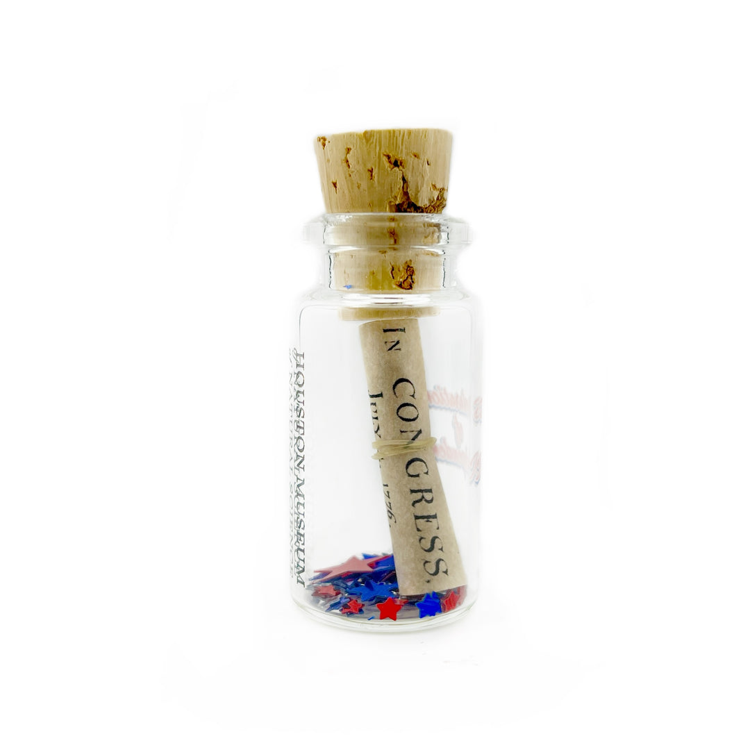Mini Declaration of Independence in a Bottle