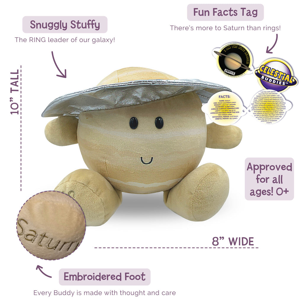 Saturn Planet Plush Toy