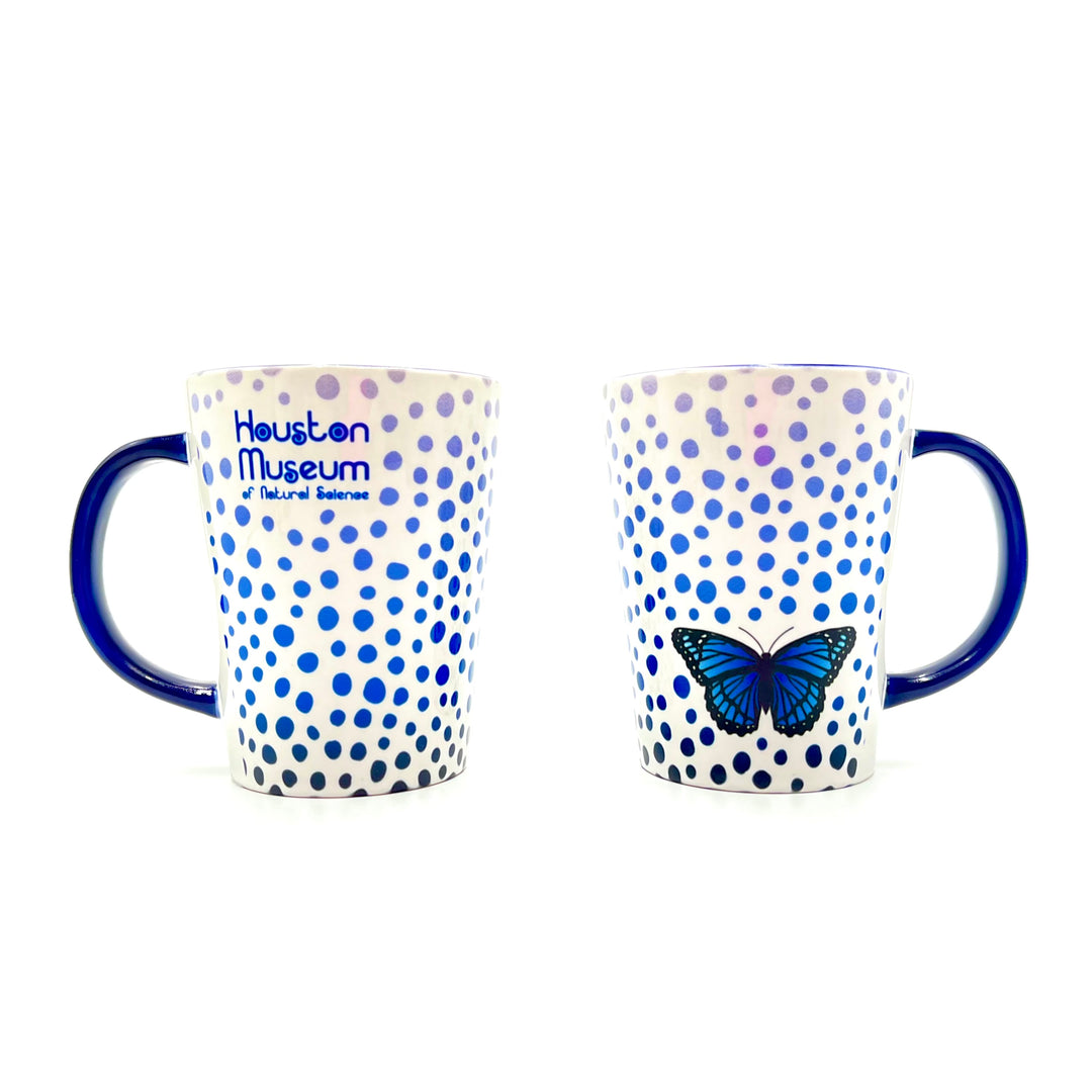 HMNS Two-Tone Blue Morpho Butterfly Mug