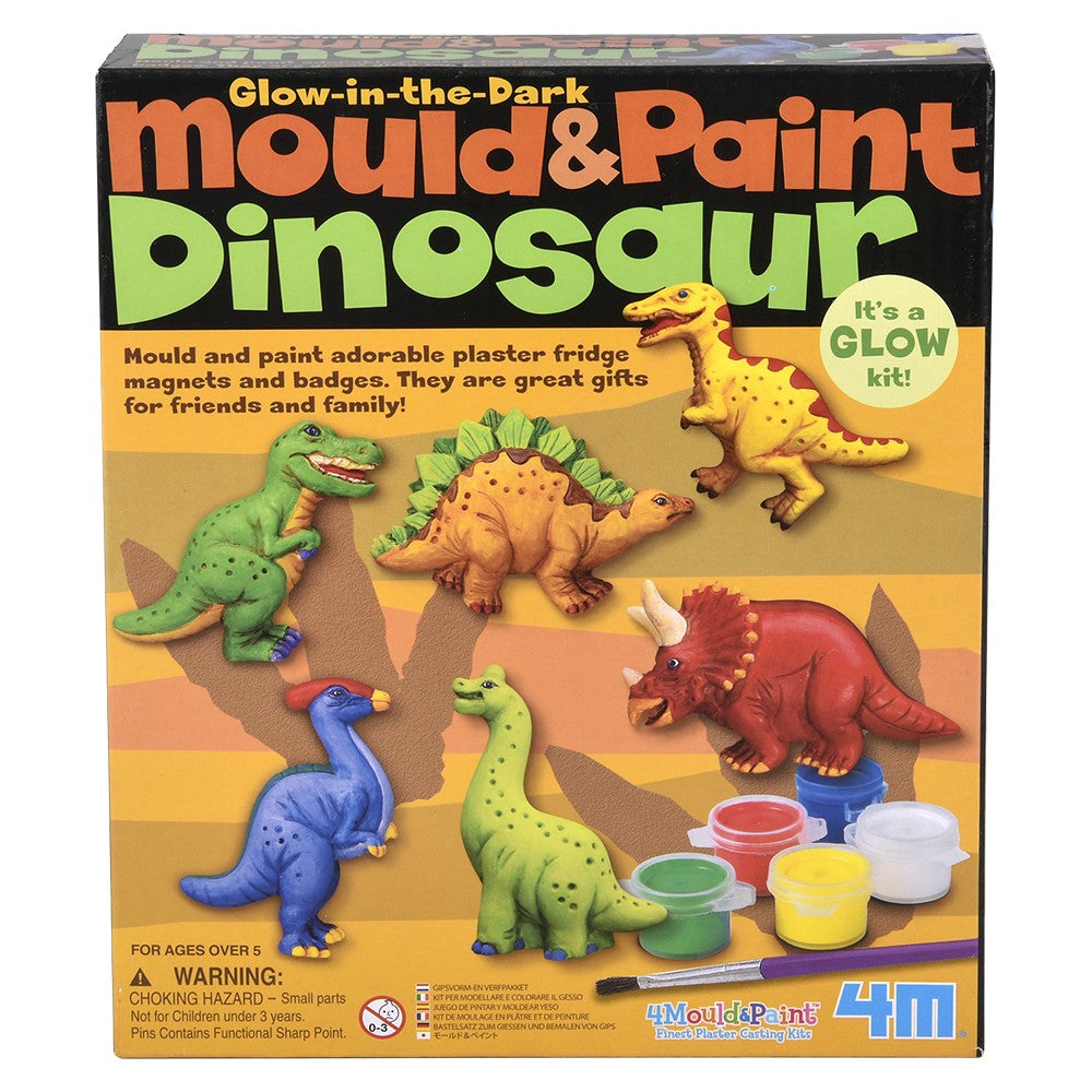 Mould & Paint Glow in the Dark Dinosaur Kit