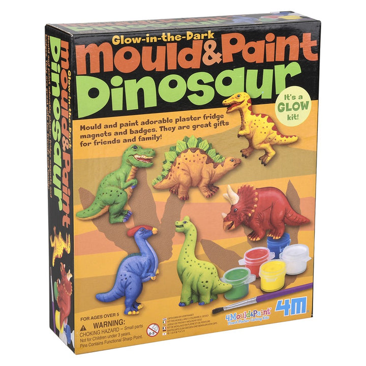 Mould & Paint Glow in the Dark Dinosaur Kit
