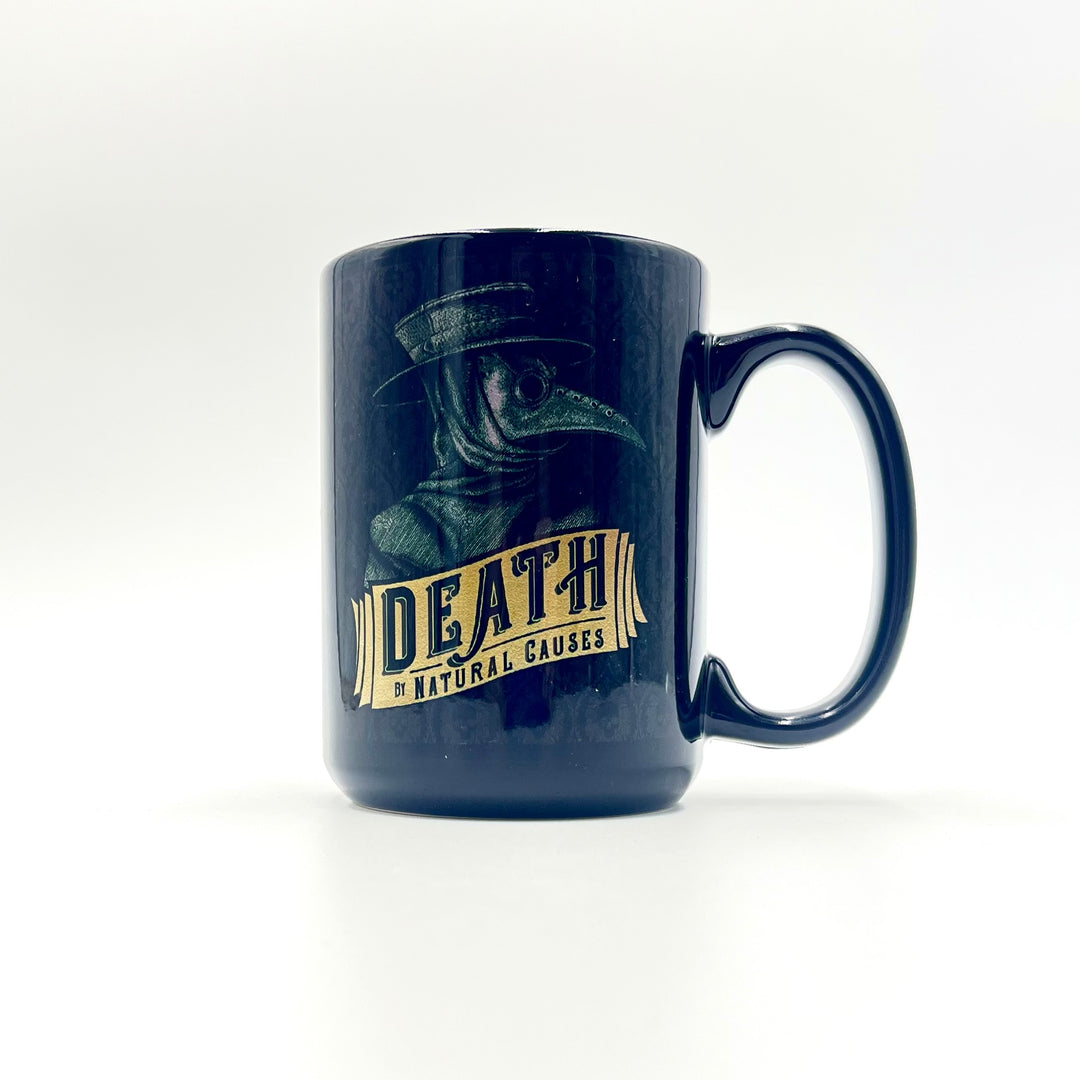HMNS Death By Natural Causes Plague Doctor & Scorpion Mug