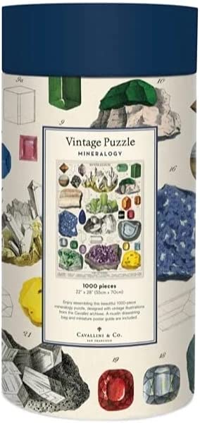Mineralogy 1000 Piece Vintage Puzzle