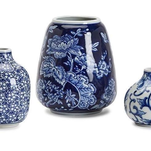 Blue & White Vase- XLarge