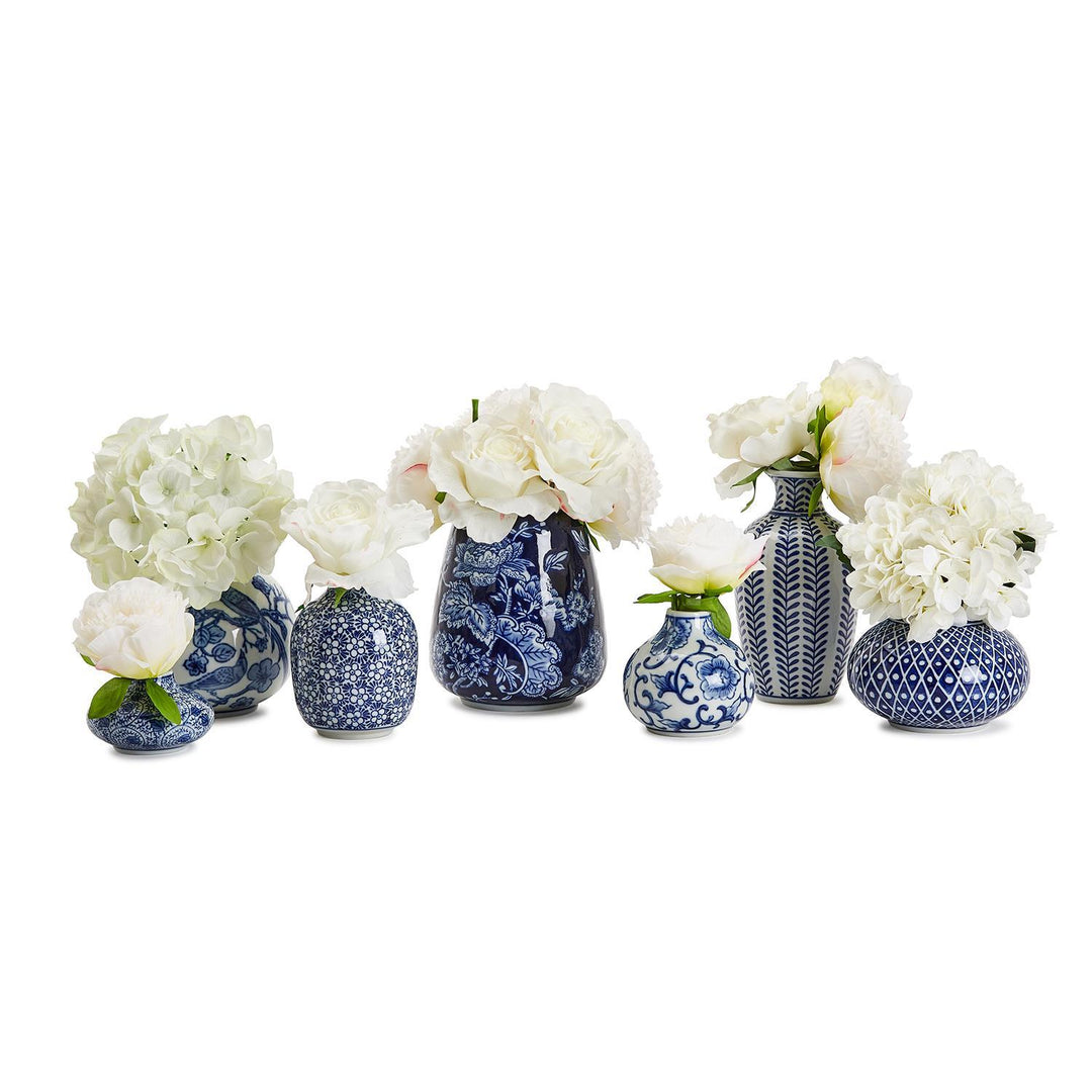 Blue & White Vase- XSmall