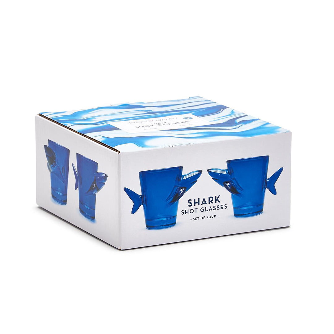 Great White Shark Shot Glasses- Set of 4 – Houston Museum of Natural