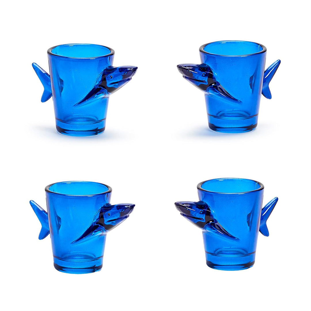 Great White Shark Shot Glasses- Set of 4 – Houston Museum of Natural