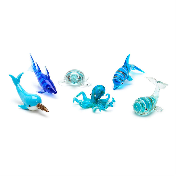 Shore Friends- Sea Life Glass Figurines
