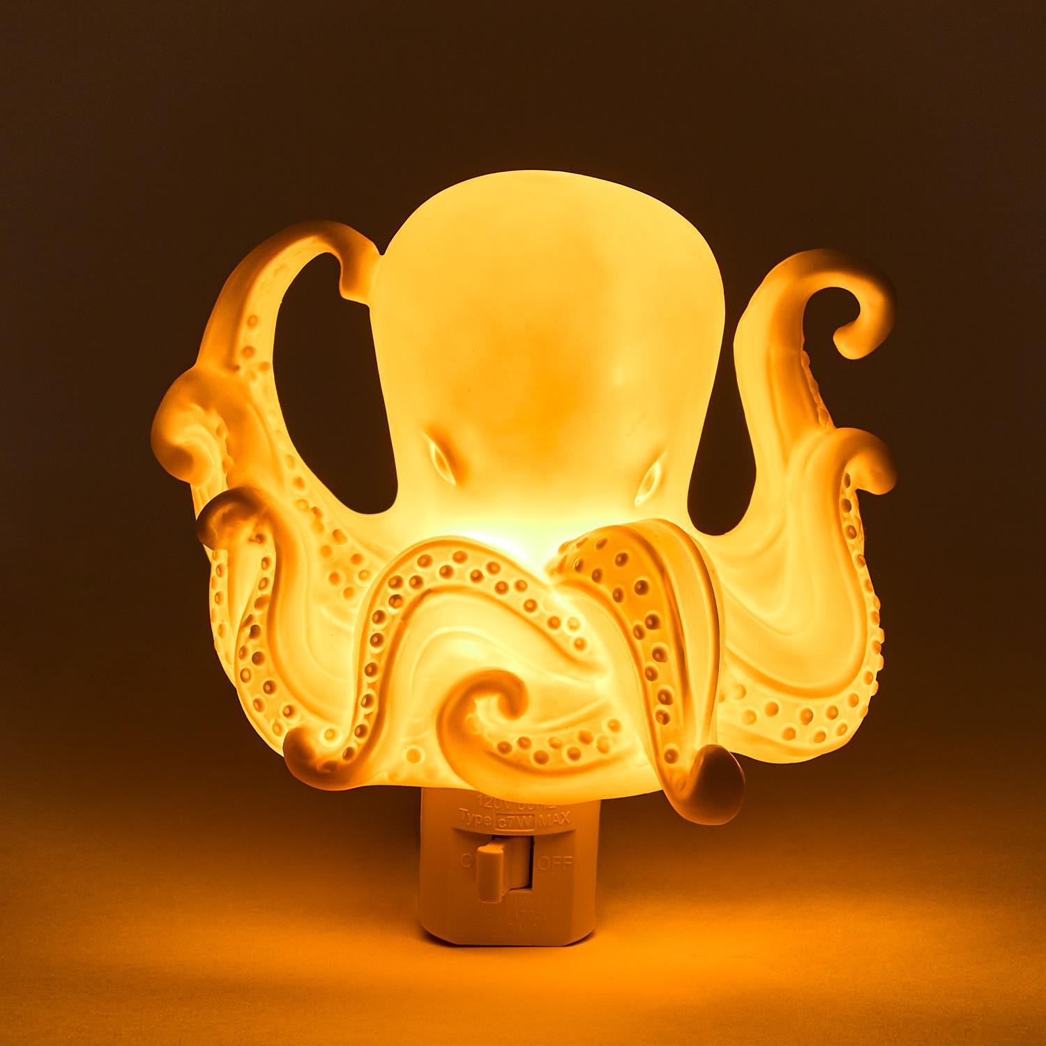 Porcelain Octopus Nightlight