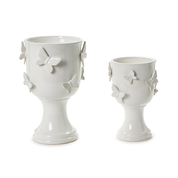 Butterfly Pedestal Cachepot- Large