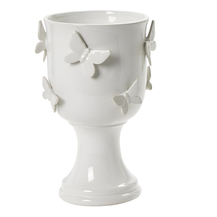 Butterfly Pedestal Cachepot- Large