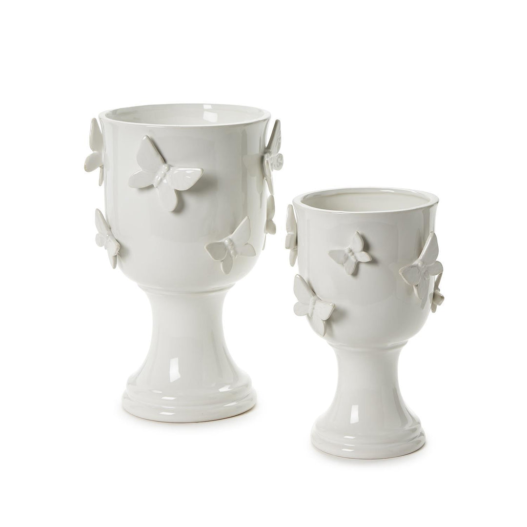 Butterfly Pedestal Cachepot- Large