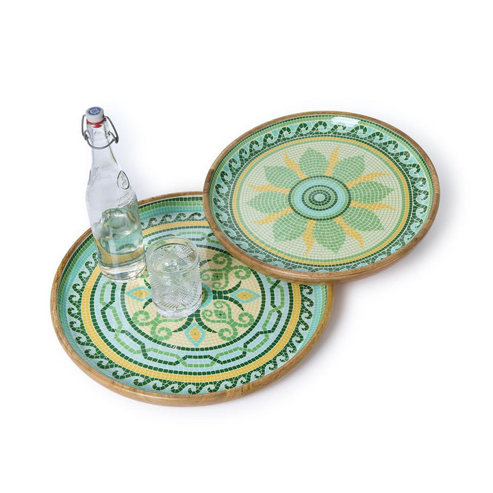 Garden View Round Tray- Small