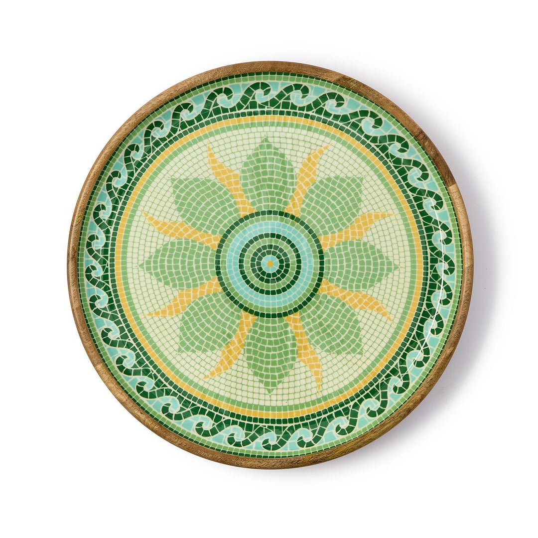 Garden View Round Tray- Small