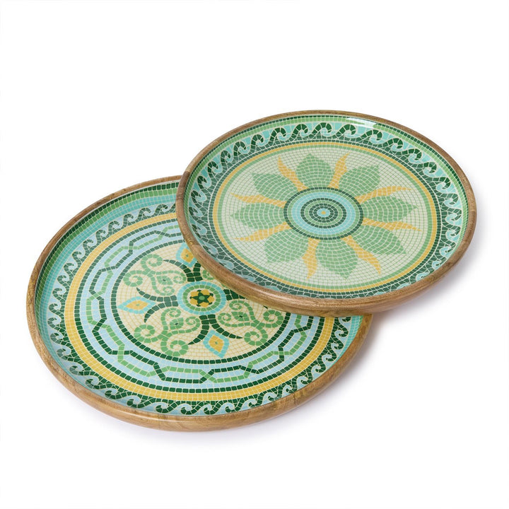 Garden View Round Tray- Small