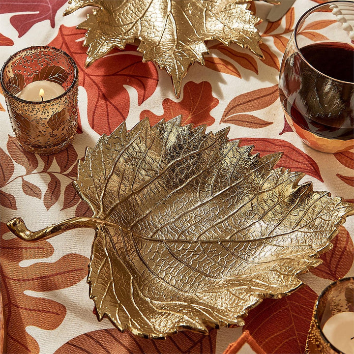 Golden Leaf Tray