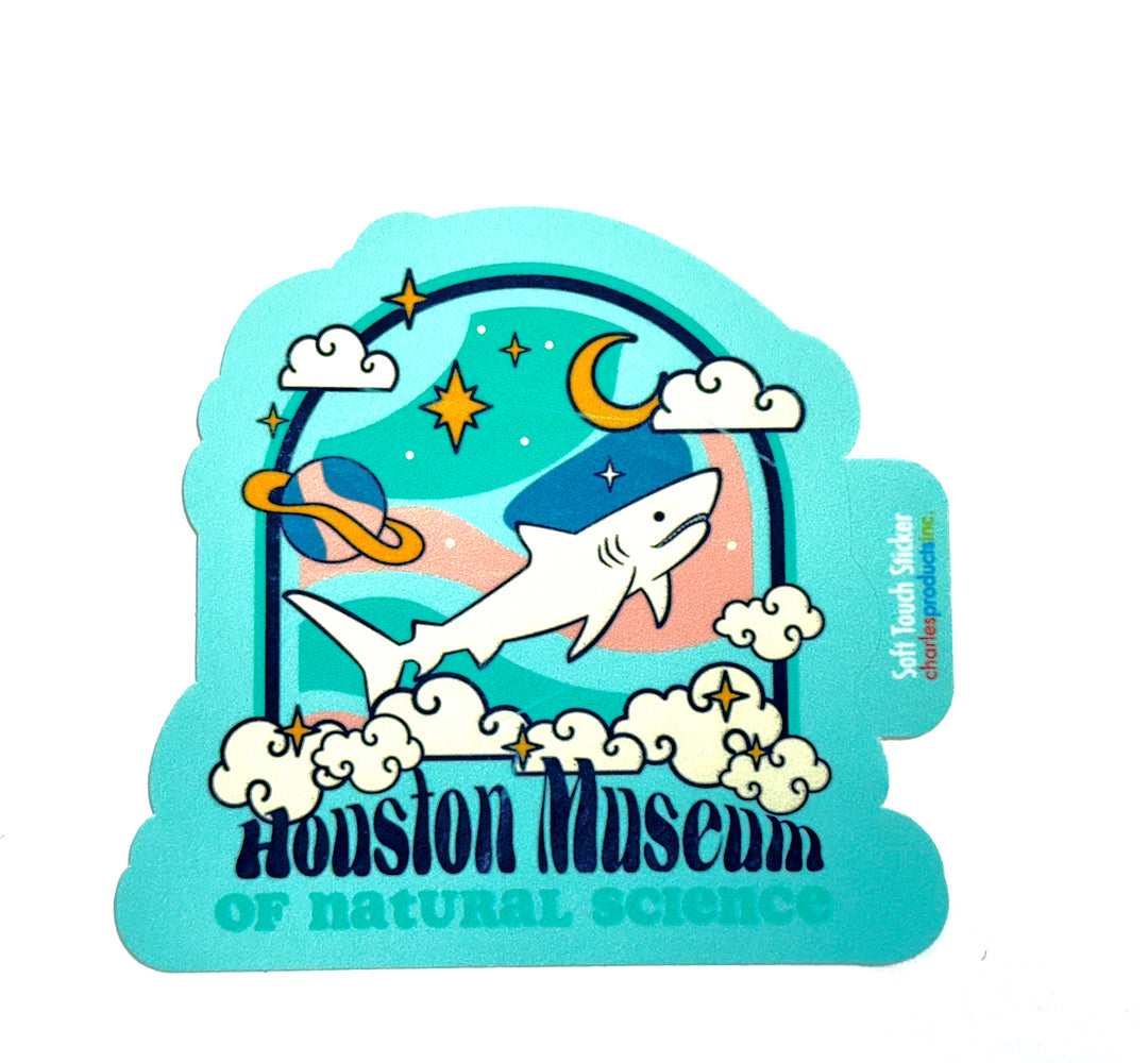 HMNS Shark Among the Clouds Sticker