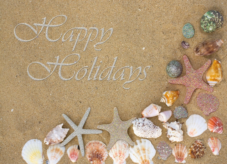 Seashore Shell Christmas Card Collection