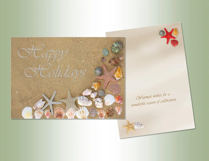 Seashore Shell Christmas Card Collection