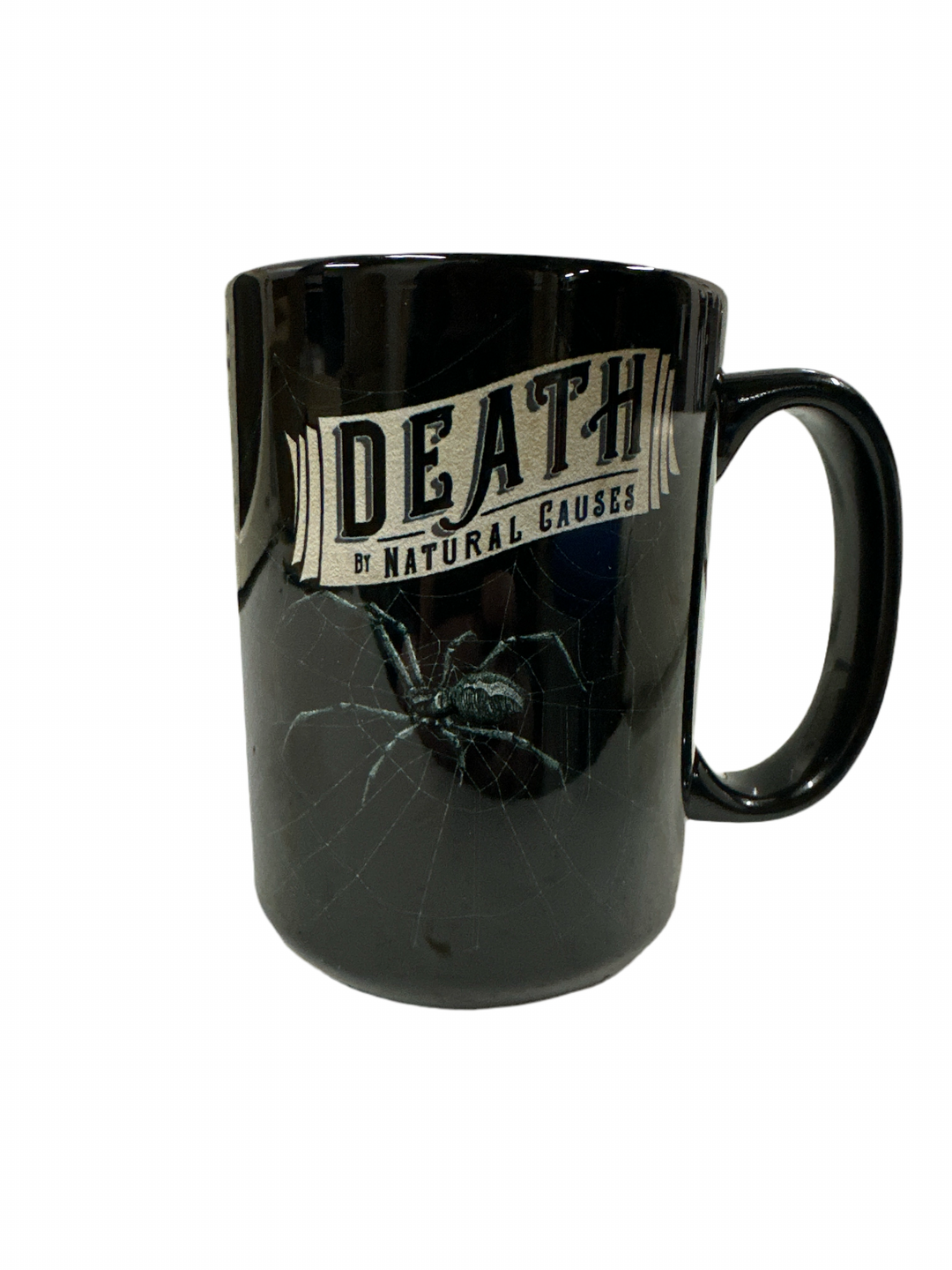 HMNS Death By Natural Cause Spider Mug