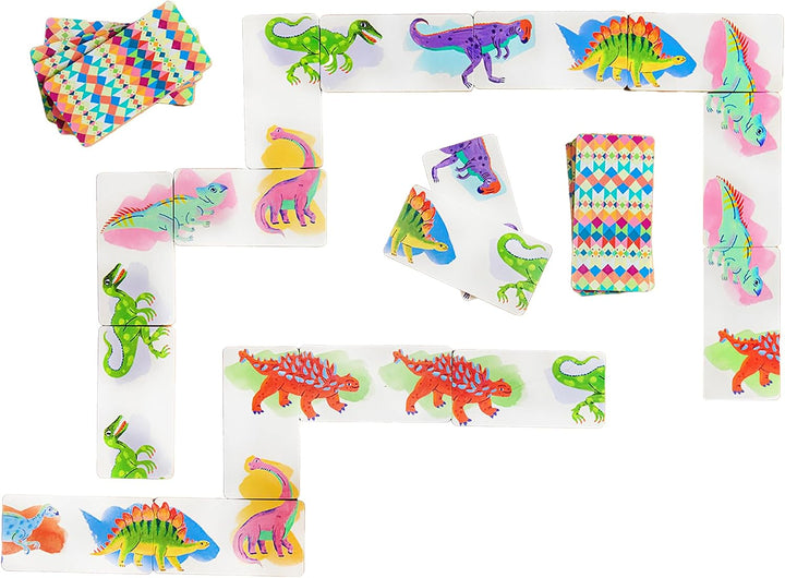 Dinosaur Head to Toe Dominoes: Dinosaurs 28 Piece Matching Game