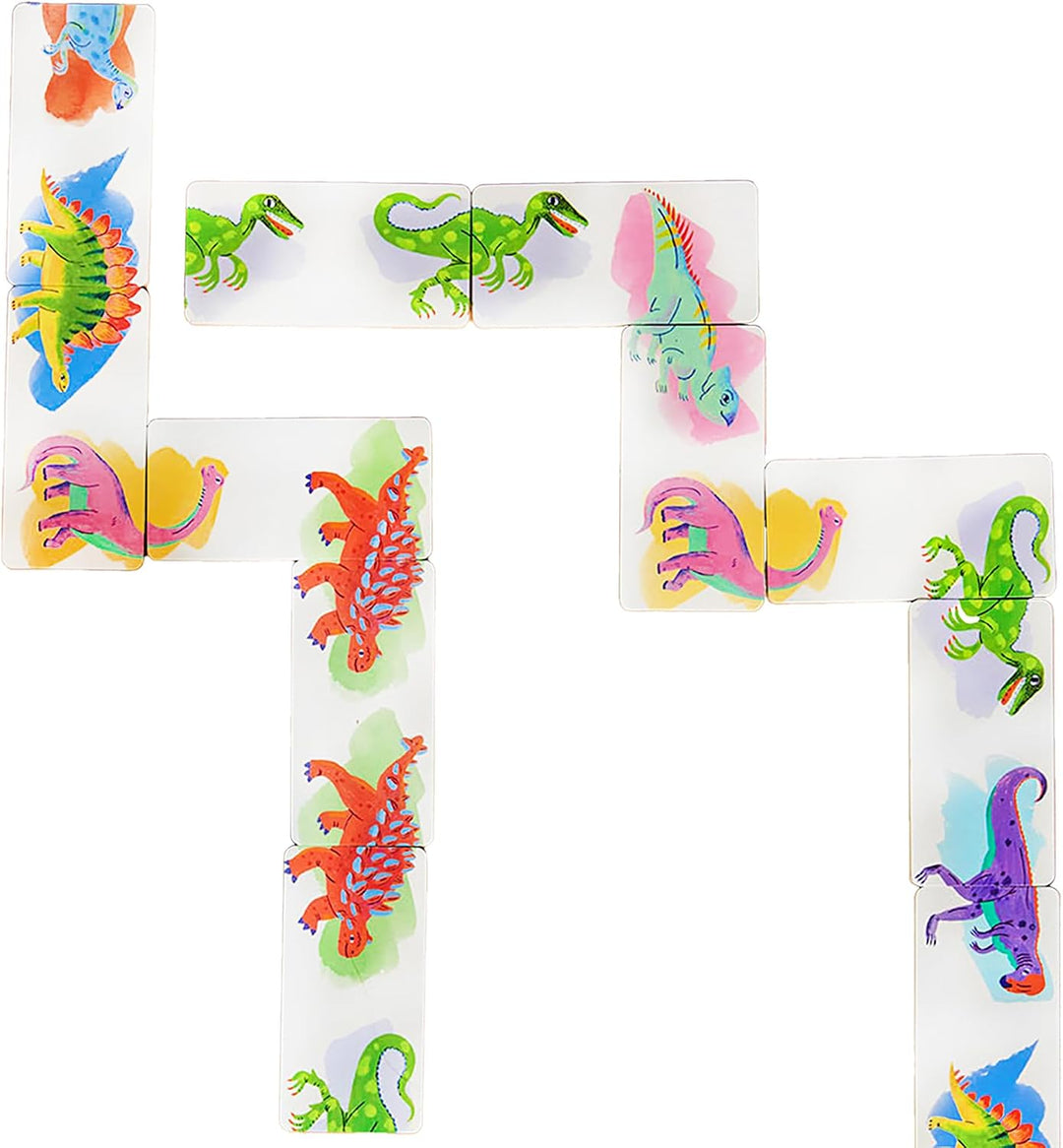 Dinosaur Head to Toe Dominoes: Dinosaurs 28 Piece Matching Game