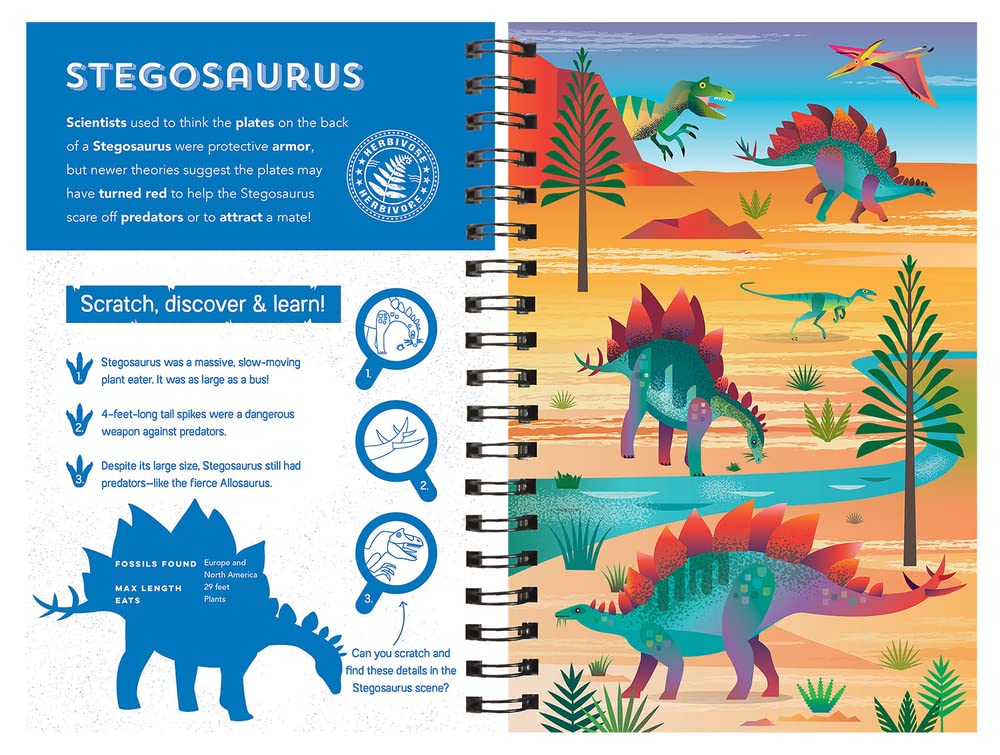 Dinosaurs: Scratch, Discover & Learn