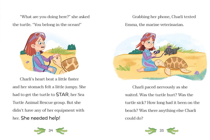 Charli's Turtle Triumph: A Marine Biology Adventure