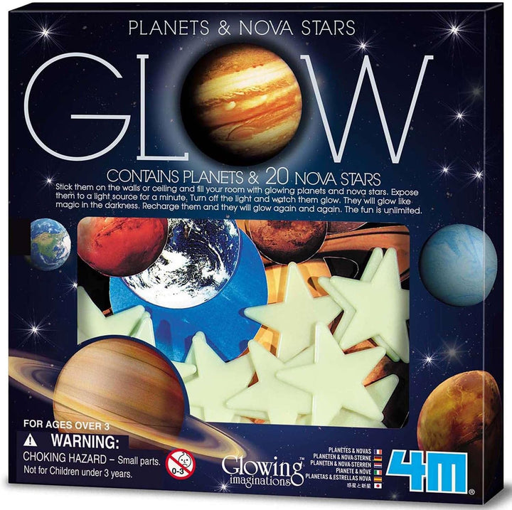 Glow Planet and Stars, 20 Pieces