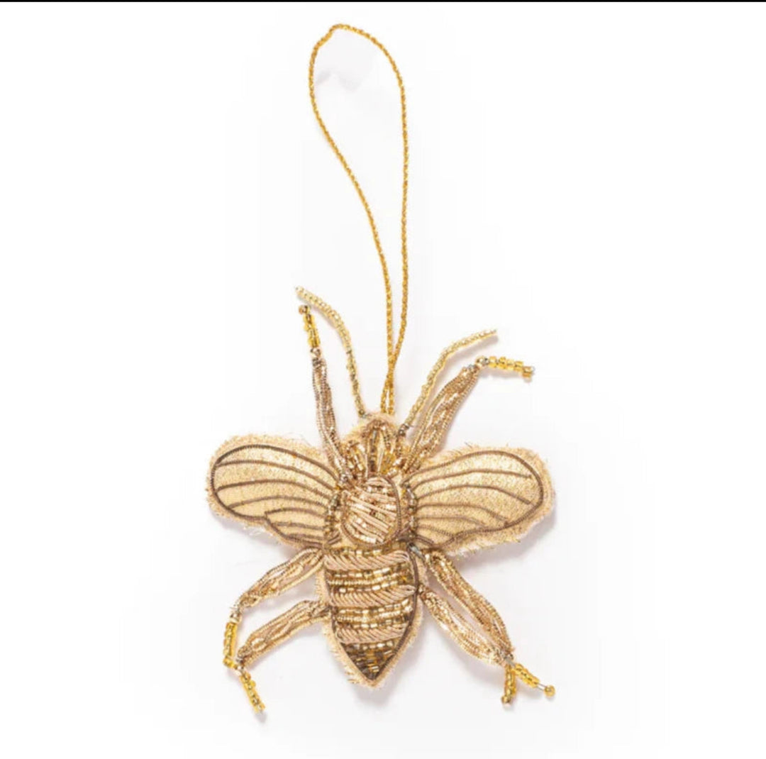 Tinsel Bee Ornament